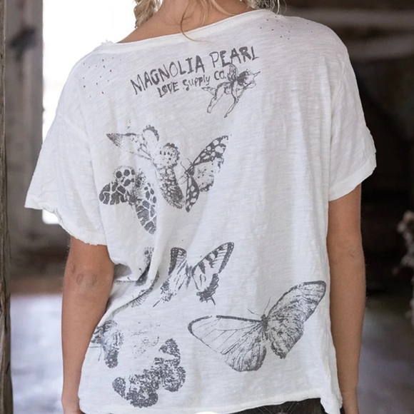 Magnolia Pearl BEYOND BUTTERFLIES T - MAGNOLIA PEARL, NWT - Picture 5 of 16